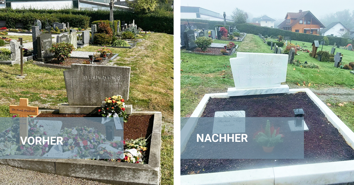 Grabmale Vergleich